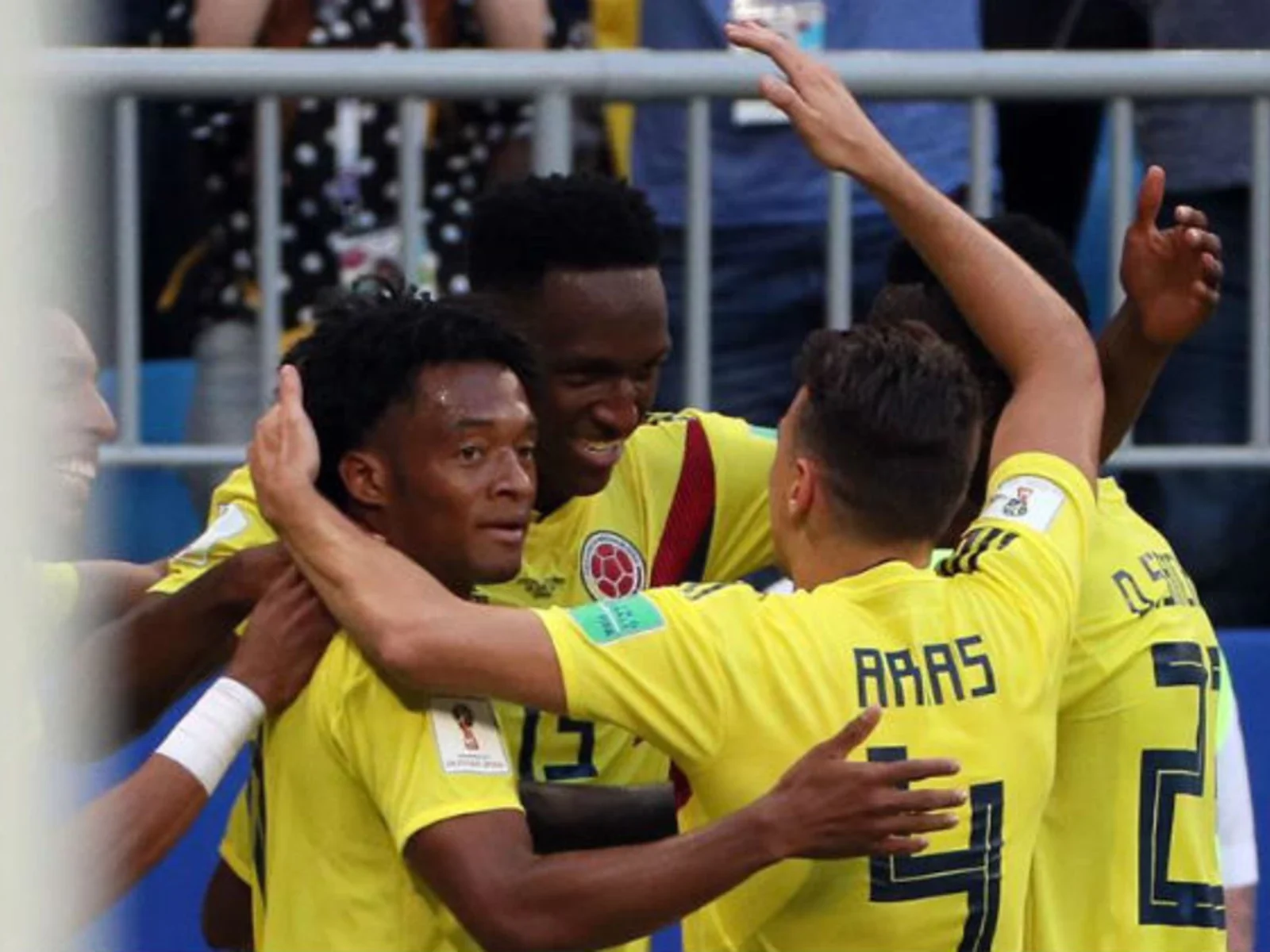 Mira las mejores postales del triunfo y clasificación de Colombia frente a Senegal