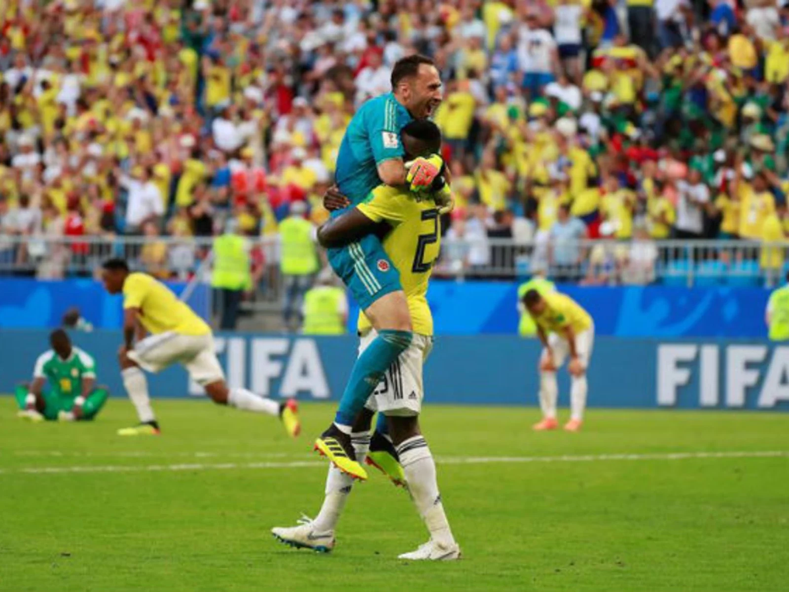 Mira las mejores postales del triunfo y clasificación de Colombia frente a Senegal