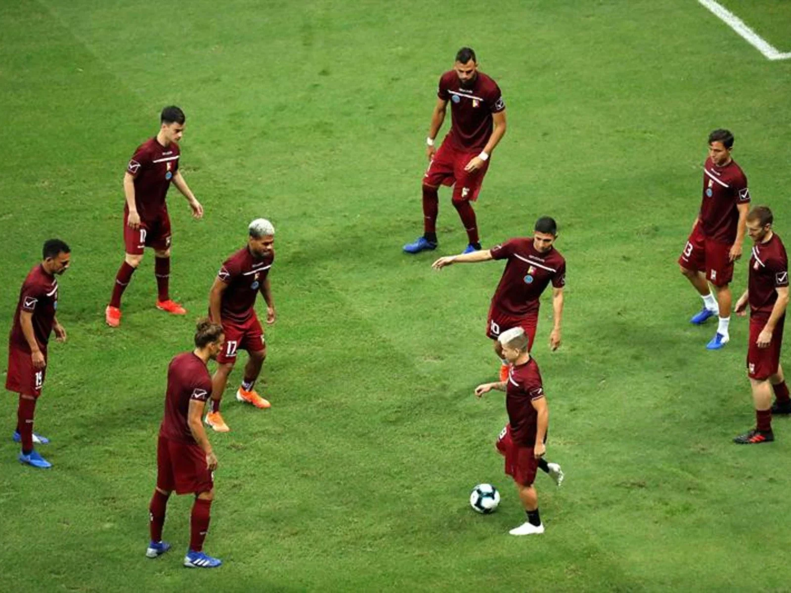 Observa aquí las mejores postales del empate entre Brasil y Venezuela