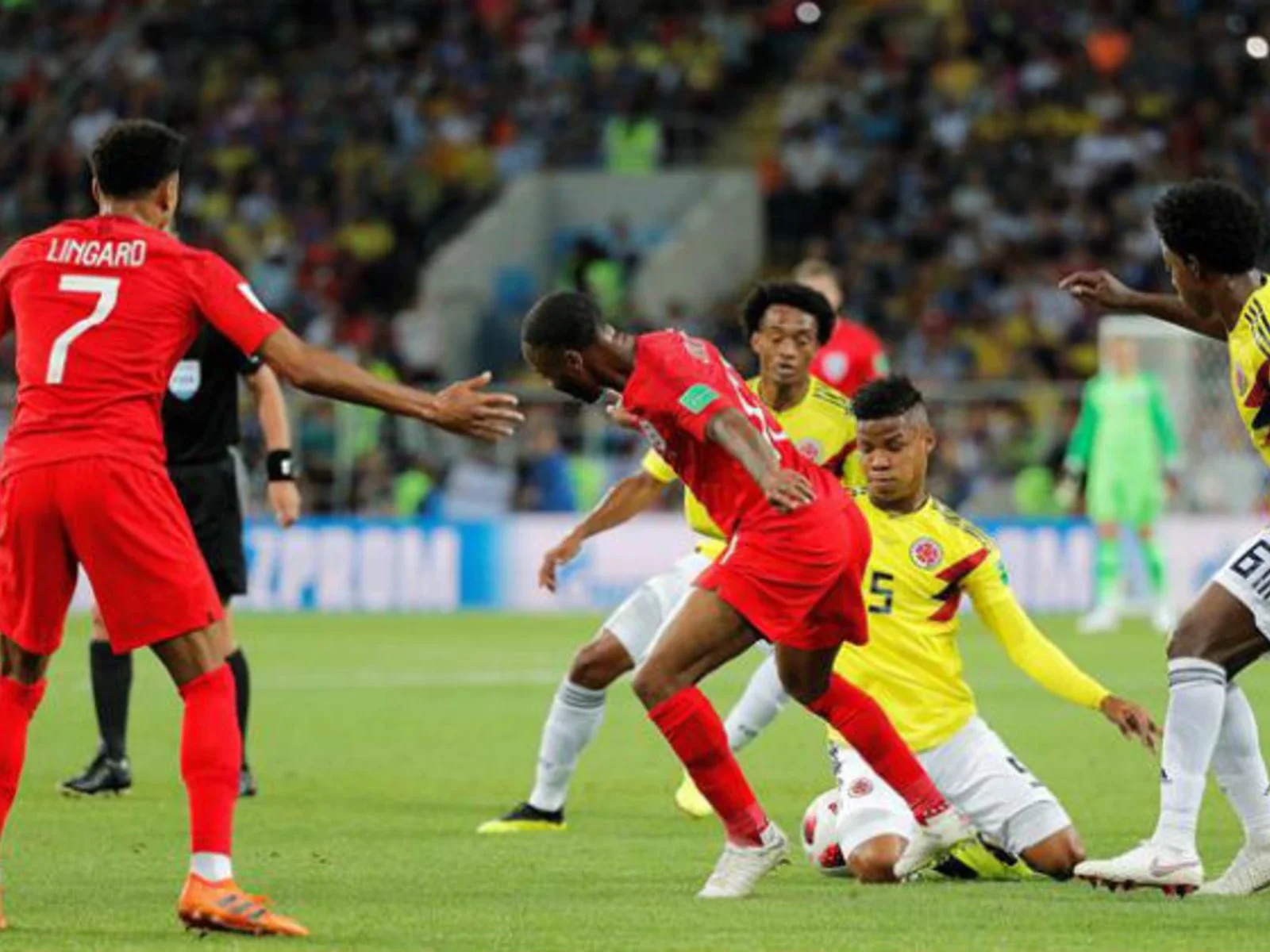 Observa los mejores momentos del partido entre Colombia e Inglaterra