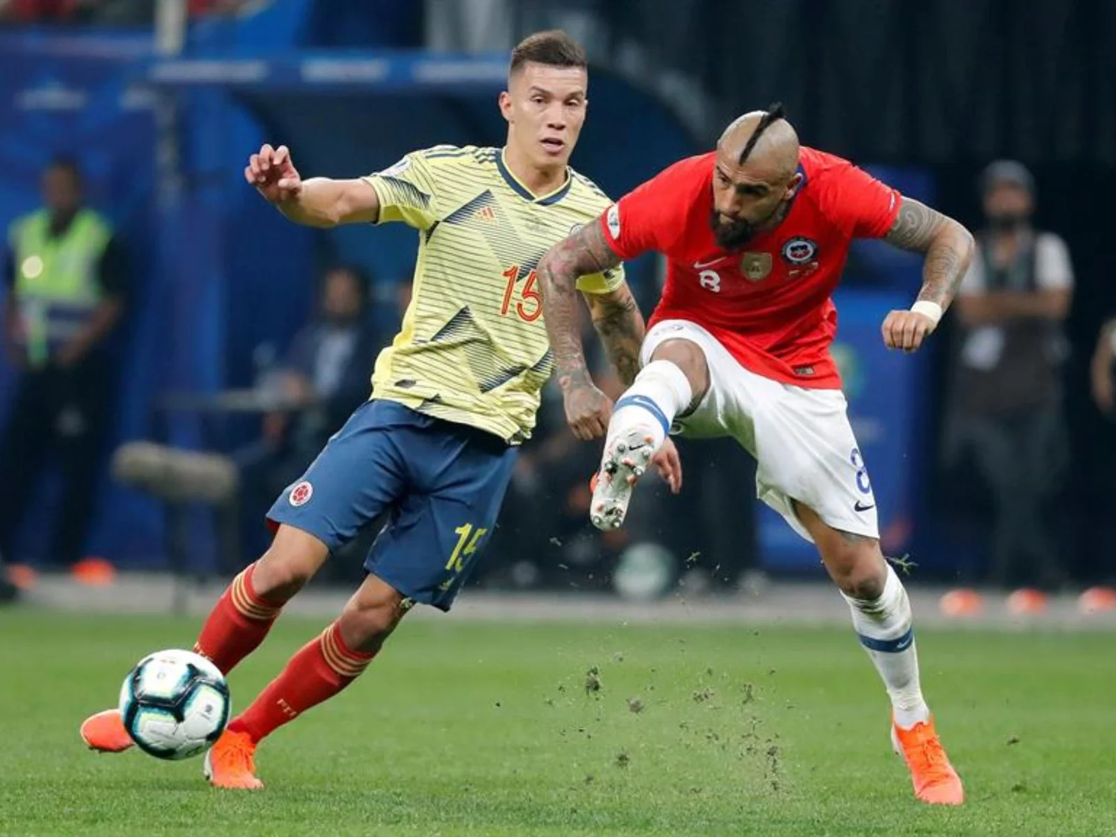 Repasa las mejores fotos de la clasificación de Chile por penales ante Colombia