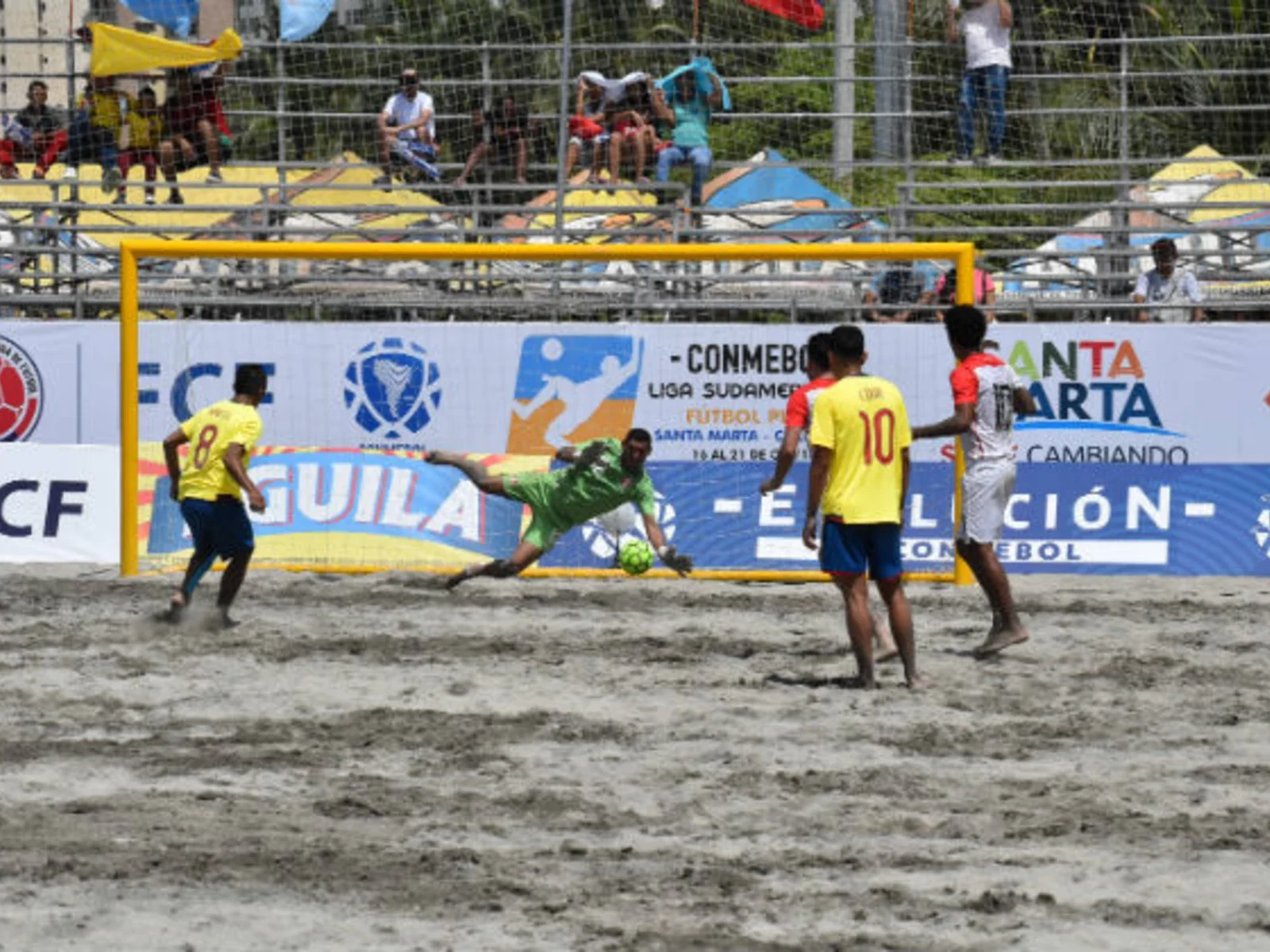 Resumen de la segunda jornada en la CONMEBOL Liga Sudamericana de Fútbol Playa
