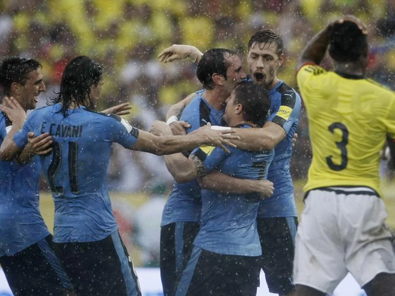 Revisa aquí las mejores postales del empate entre Colombia y Uruguay