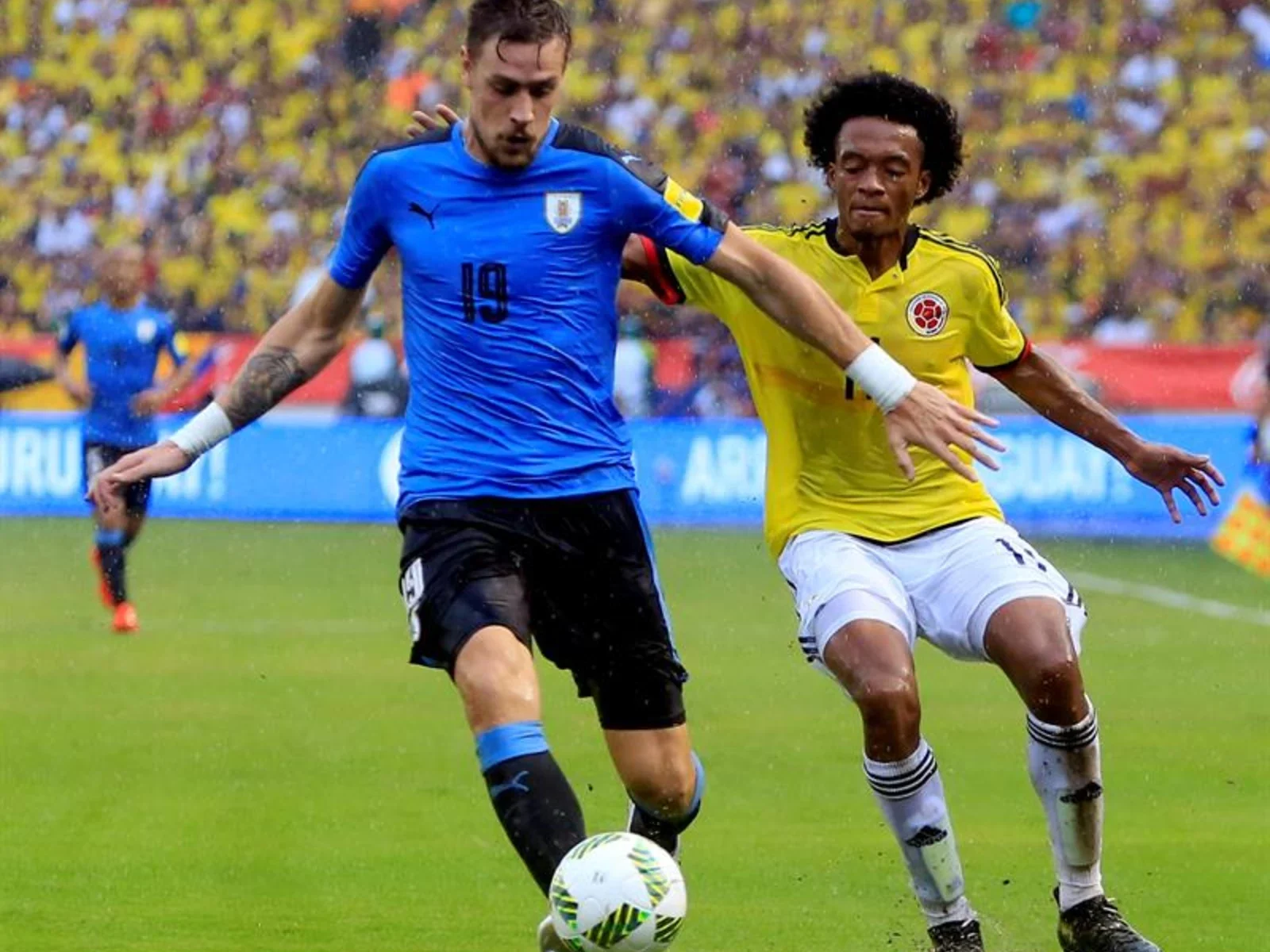 Revisa aquí las mejores postales del empate entre Colombia y Uruguay