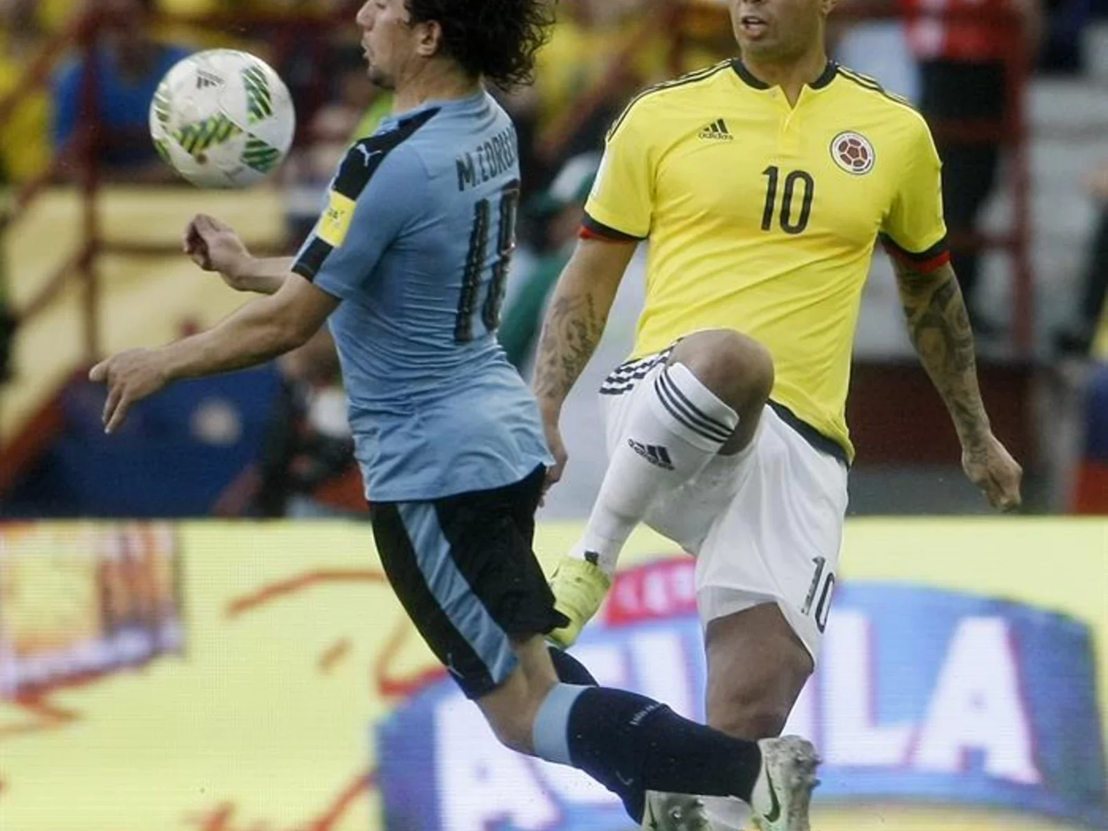 Revisa aquí las mejores postales del empate entre Colombia y Uruguay