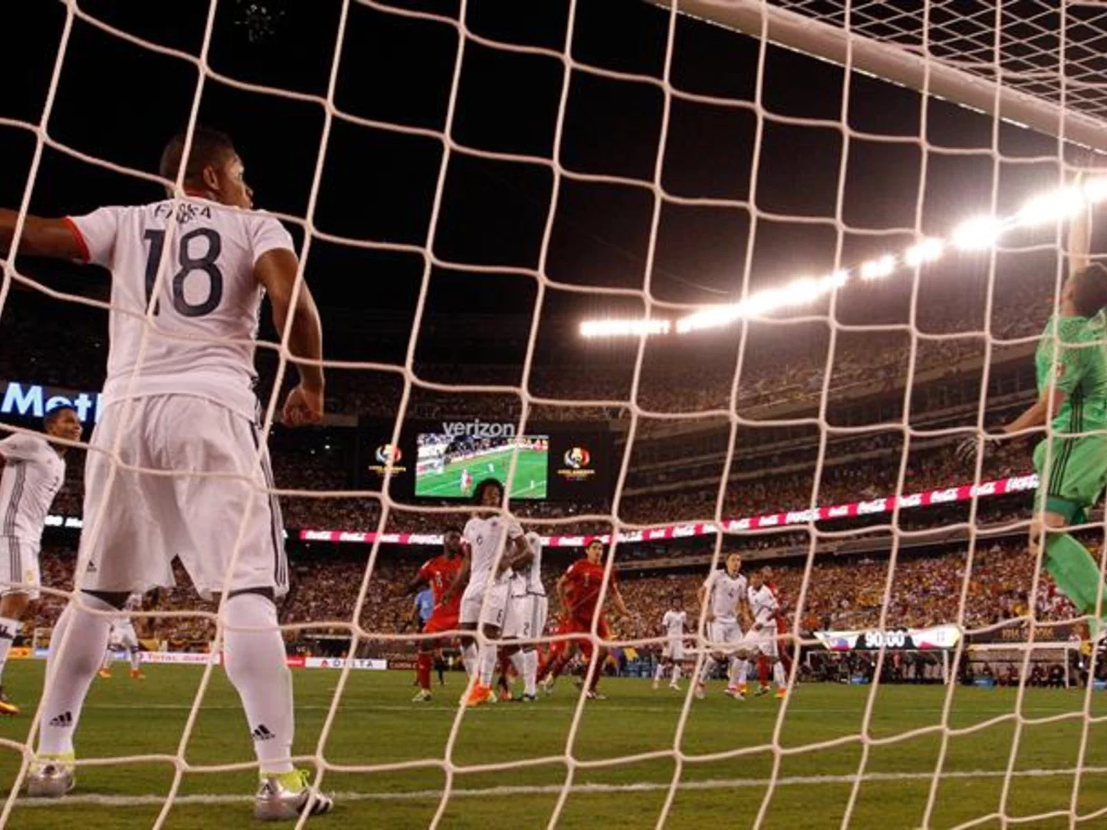 Revisa las mejores imágenes del triunfo de Colombia sobre Perú en Copa América