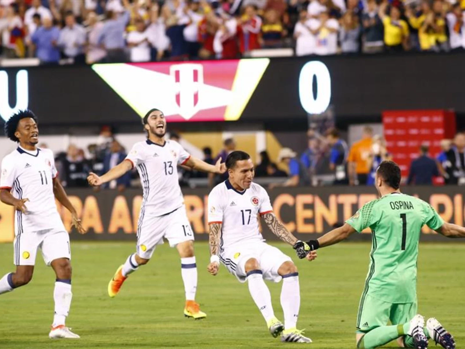 Revisa las mejores imágenes del triunfo de Colombia sobre Perú en Copa América