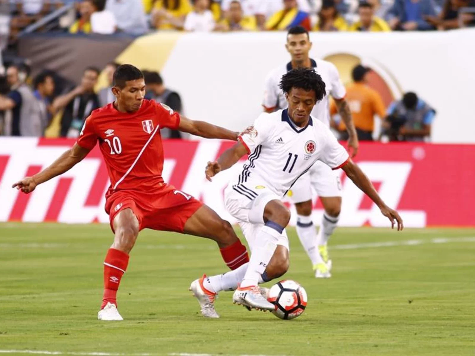 Revisa las mejores imágenes del triunfo de Colombia sobre Perú en Copa América