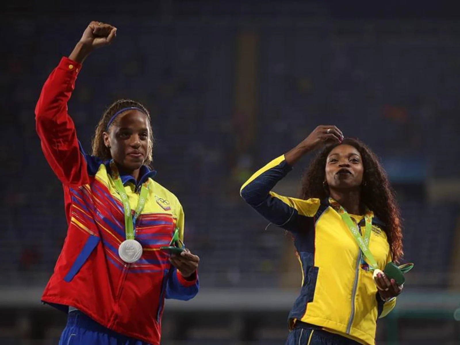 Revive aquí las mejores postales de la premiación a Caterine Ibargüen en Río 2016