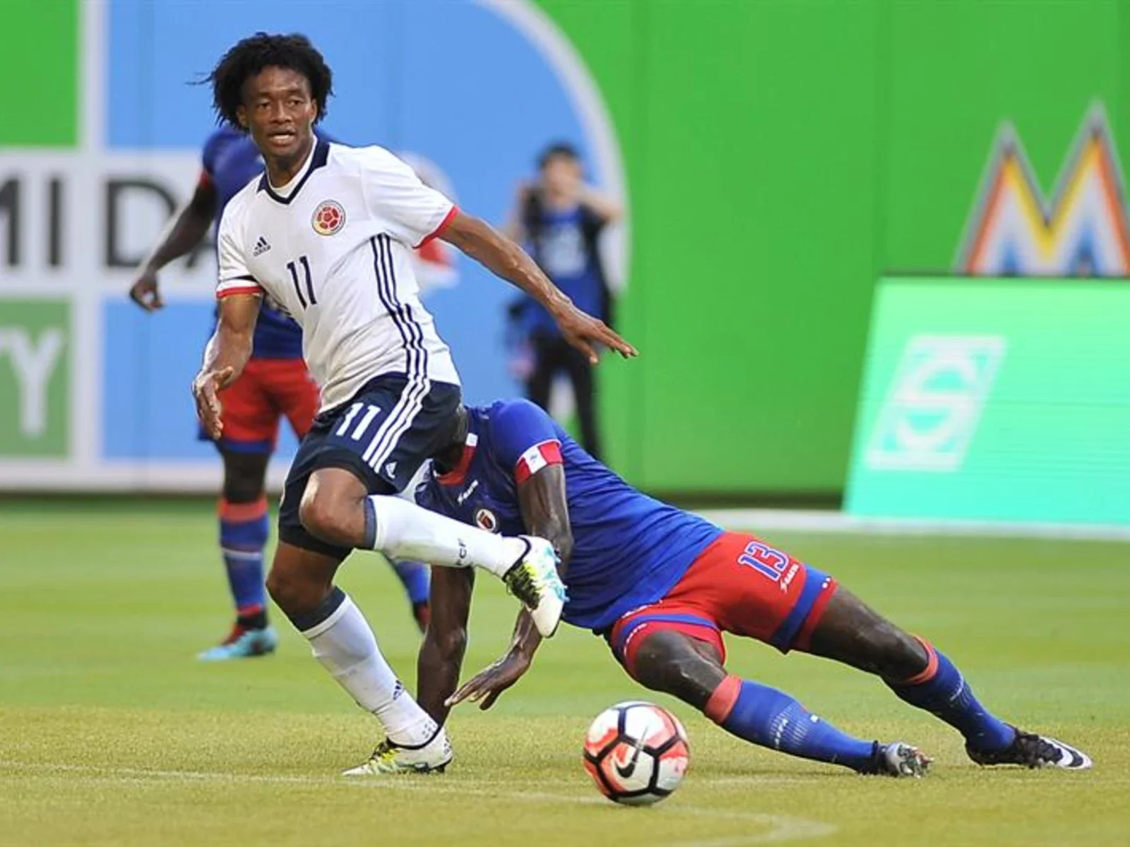 Revive en fotos el triunfo de Colombia en amistoso frente a Haití