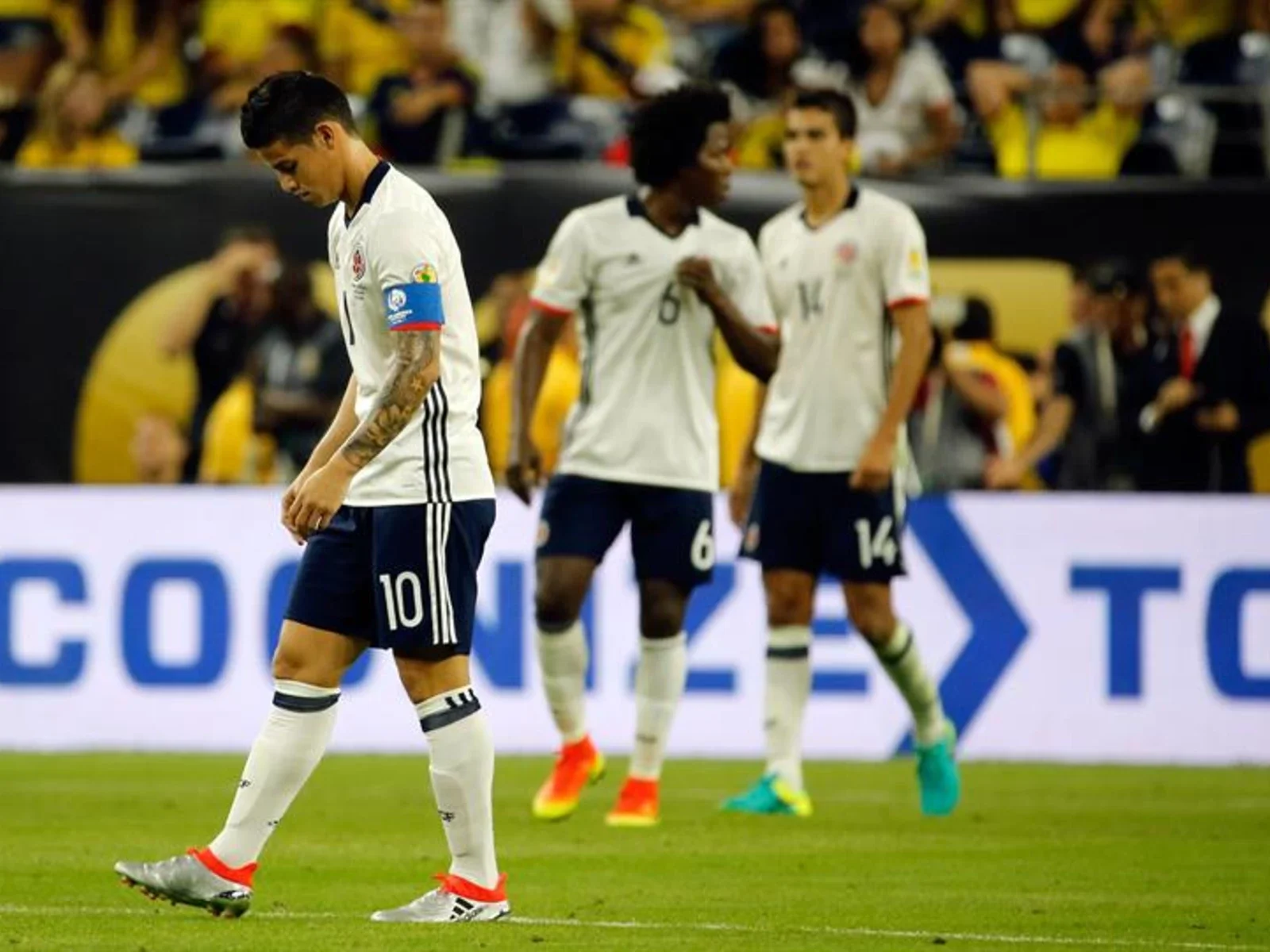 Revive en imágenes la derrota de Colombia frente a Costa Rica en la Copa América