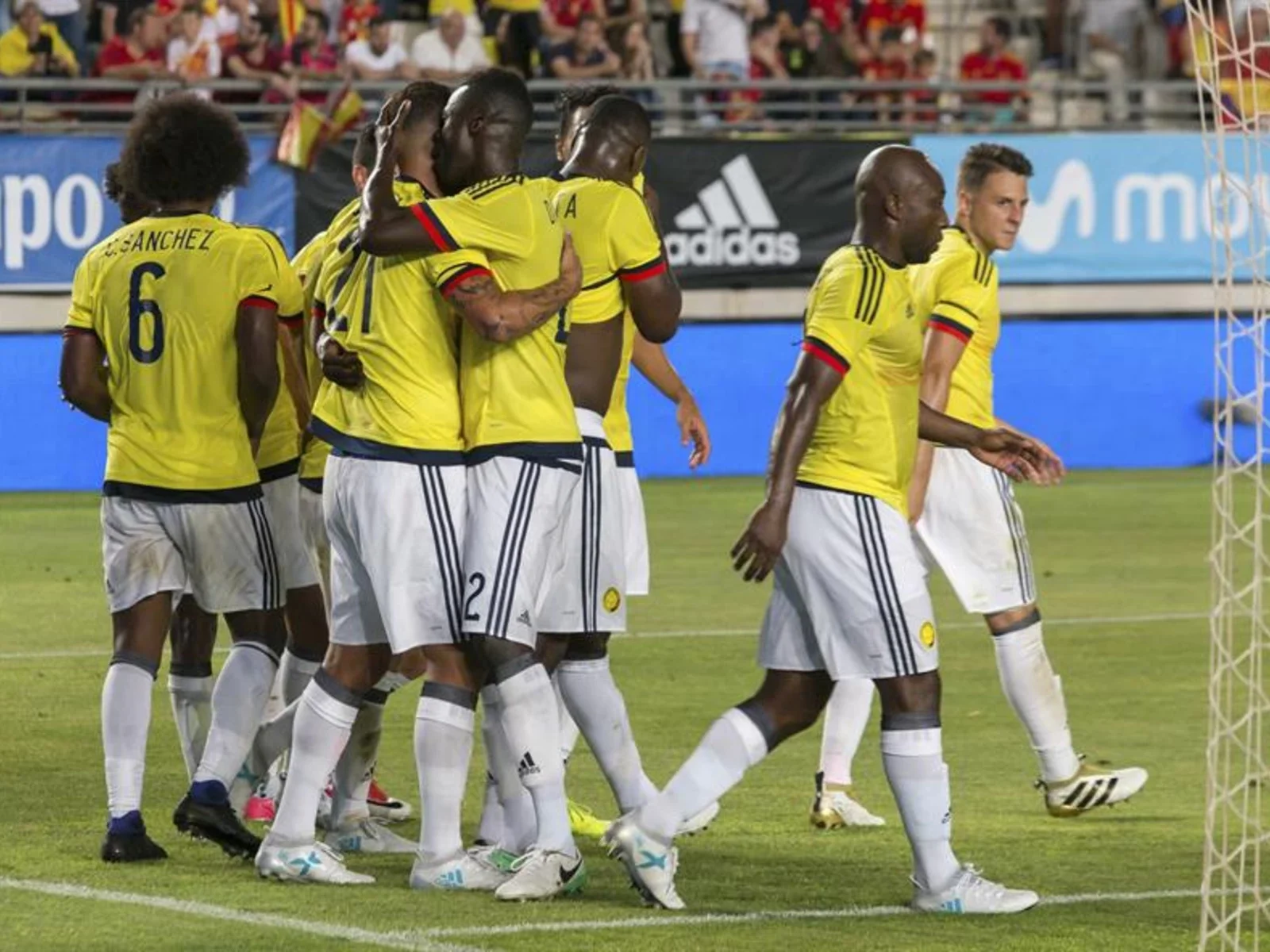 Selección Colombia | En imágenes el empate de la 'Tricolor' frrente a España