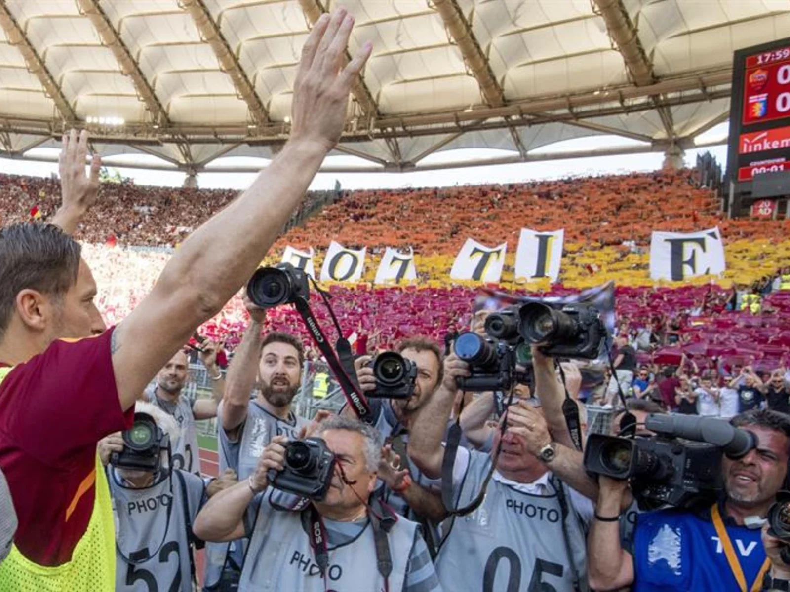 Serie A | En fotos el último día de Totti con Roma