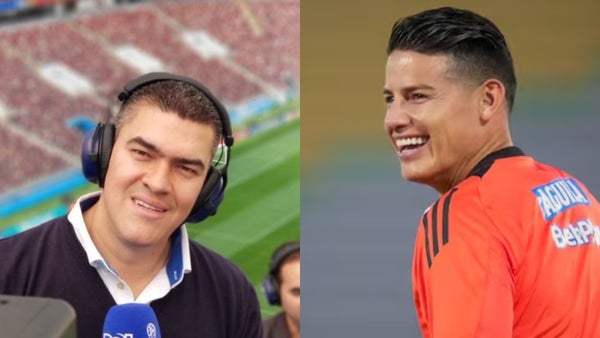 Eduardo Luis le envió un mensaje a James Rodríguez