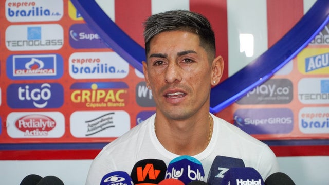 Emanuel Olivera, jugador de Santa Fe / foto: Junior F.C.