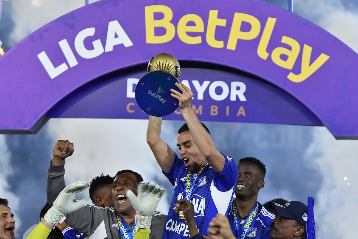 Daniel Giraldo suma dos títulos como jugador de Millonarios - VizzorImage