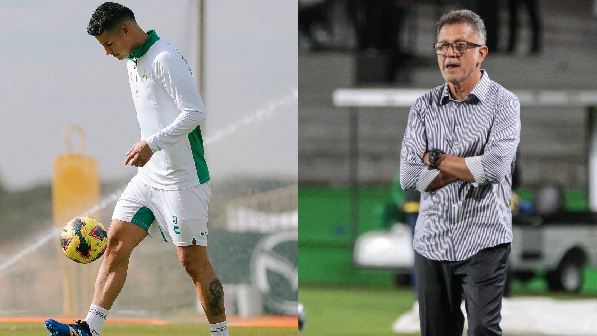 Juan Carlos Osorio y James Rodríguez