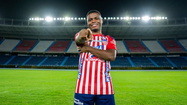 Déiber Caicedo, fichaje de Junior - Instagram: @juniorclubsa