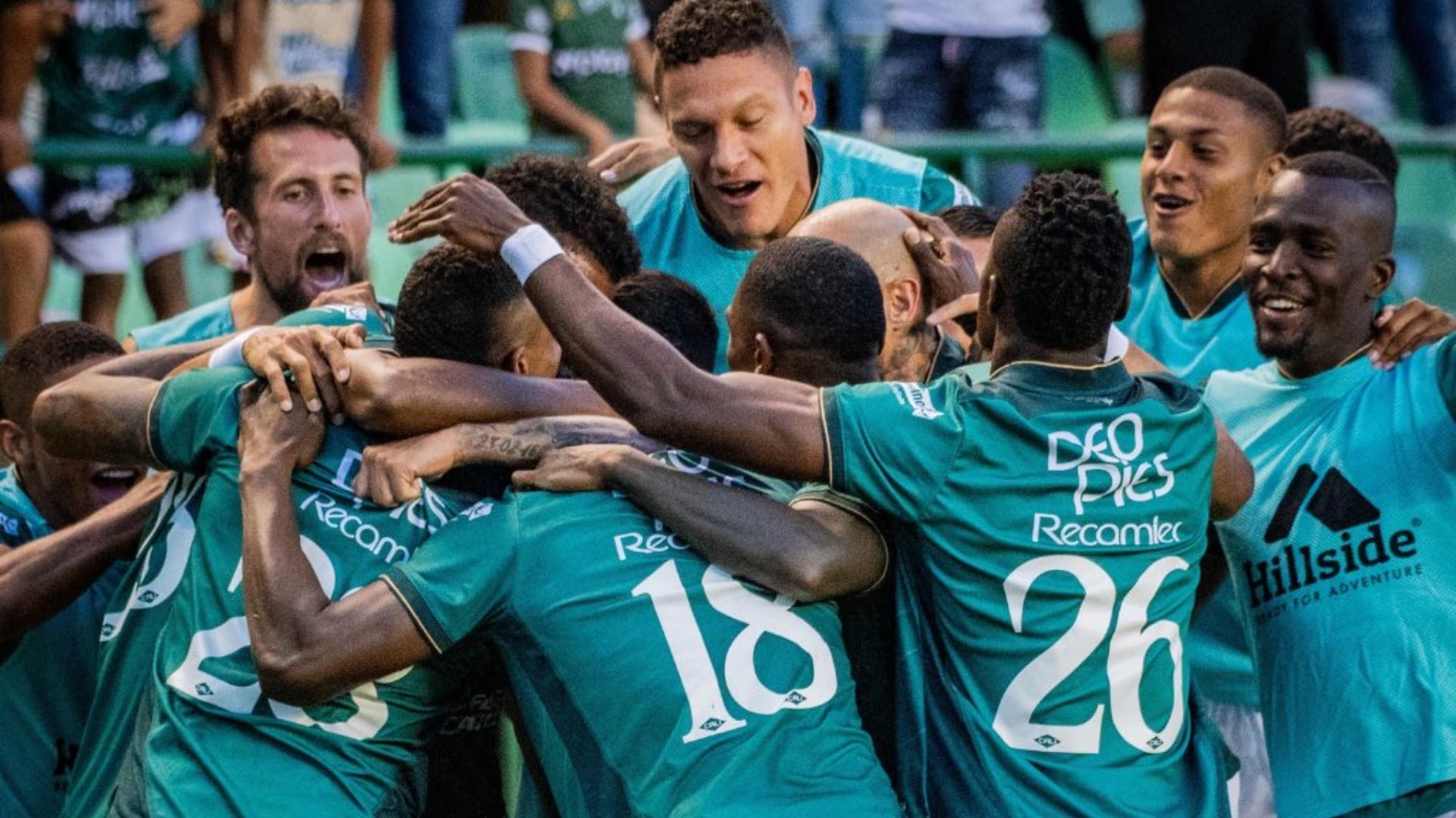 Cali goleó a Emelec