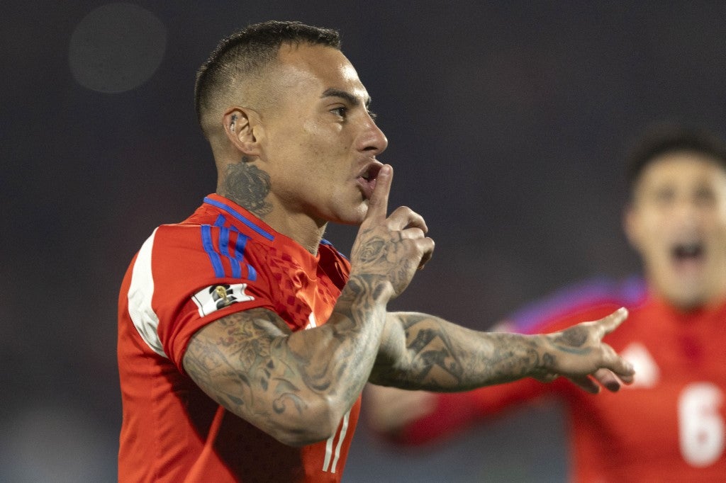 Eduardo Vargas, delantero de la selección de Chile - AFP