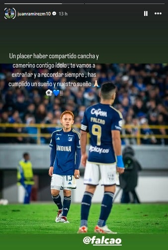 Mensaje de despedida de Juan José Ramírez a Falcao