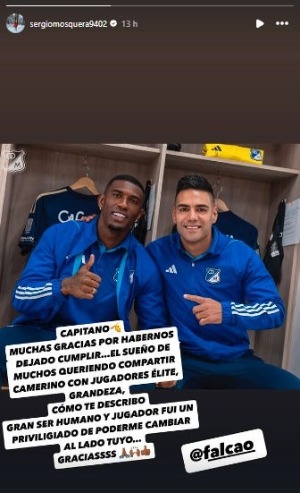 Mensaje de despedida de Santiago Mosquera a Falcao