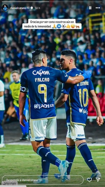 Mensaje de despedida de Daniel Cataño a Falcao