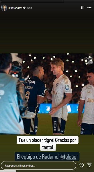 Mensaje de despedida de Andrés Llinás a Falcao