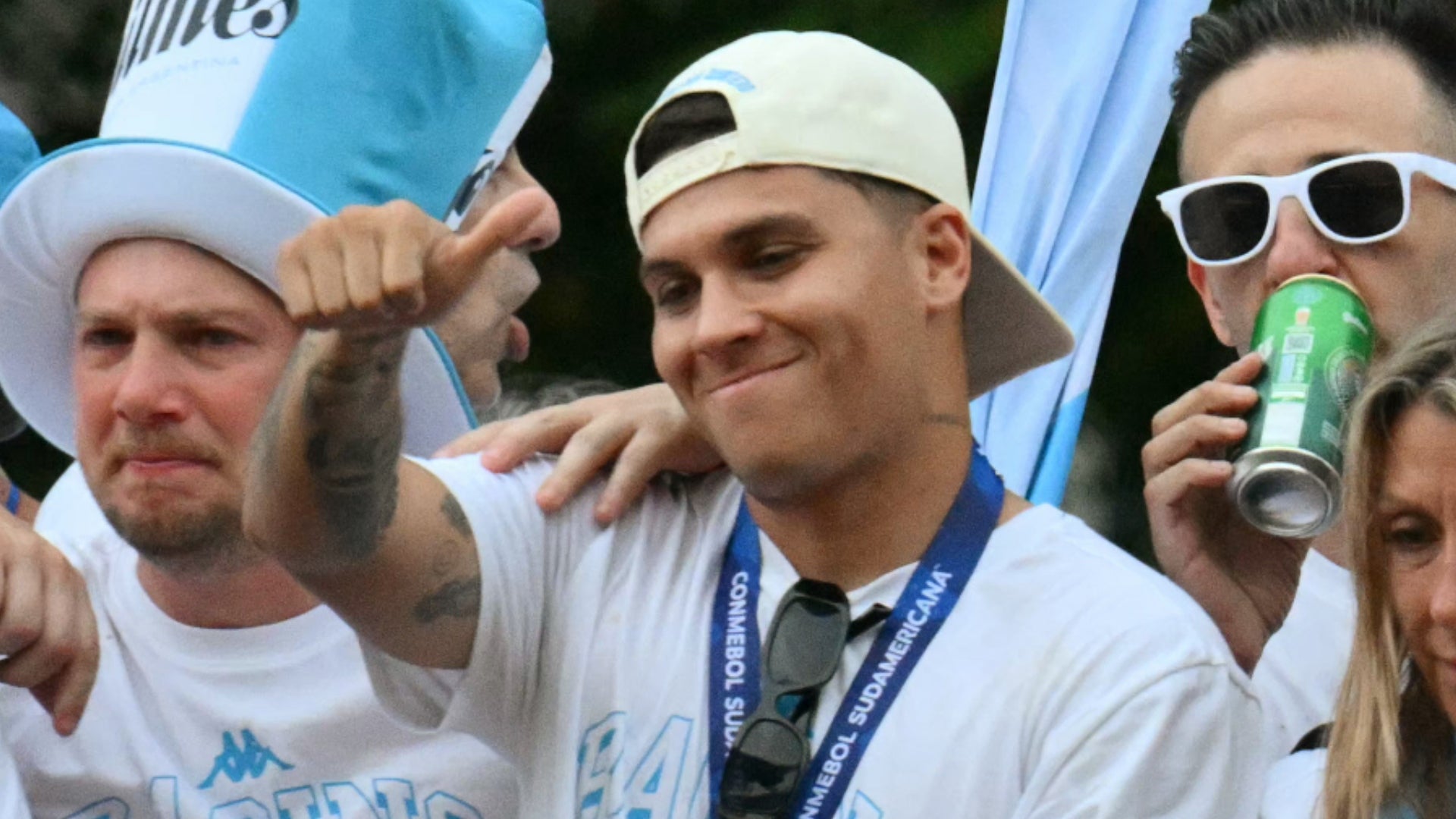 Juan Fernando Quintero, campeón con Racing - AFP