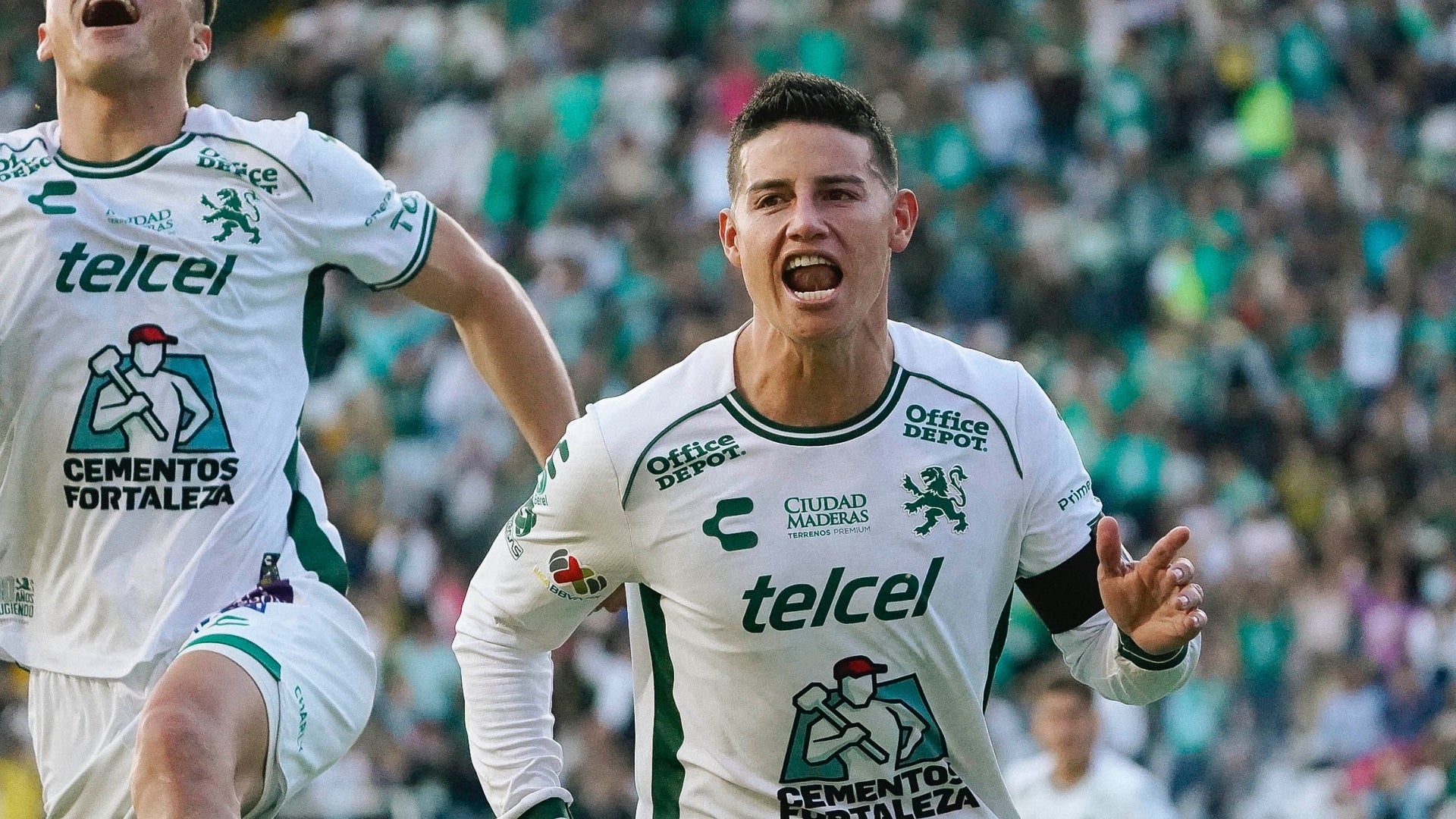 James gol en León (1)