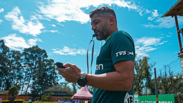 Javier Gandolfi, entrenador de Nacional - @nacionaloficial