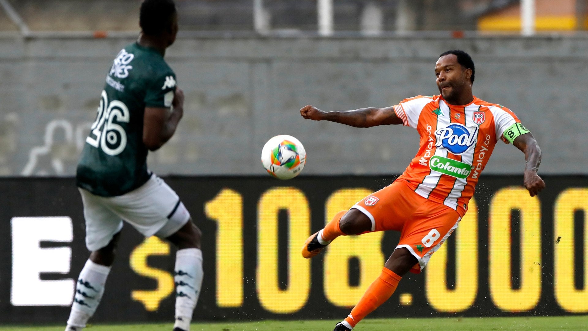 Dorlan Pabón estuvo punto de marcar