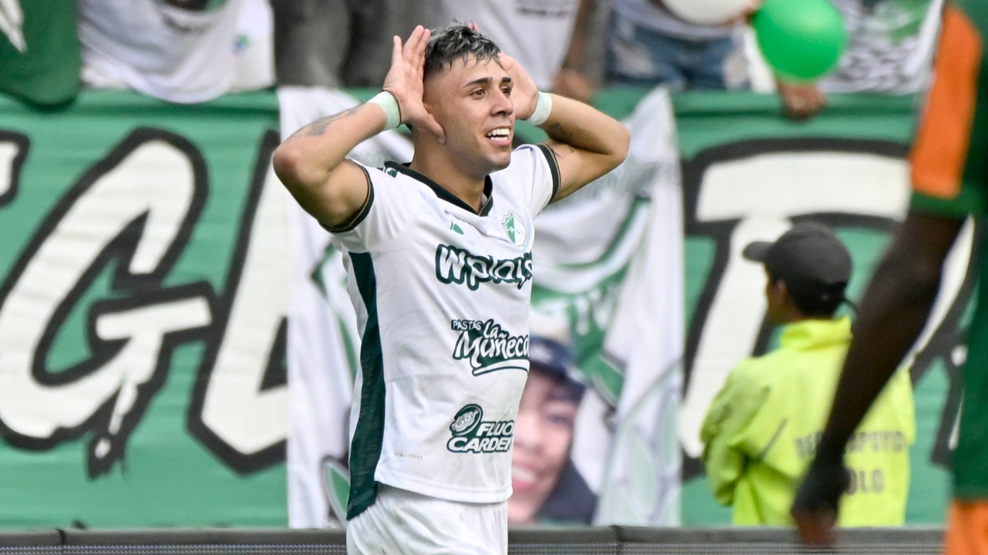 Emiliano Rodríguez, primer gol con Cali - VizzorImage