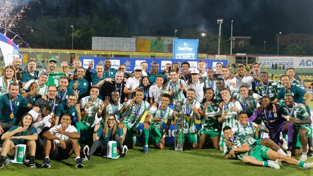 Nacional tras quedar campeón