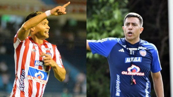 Teófilo Gutiérrez y César Farías se volverán a ver las caras en Junior Teófilo Gutiérrez y César Farías se volverán a ver las caras en Junior