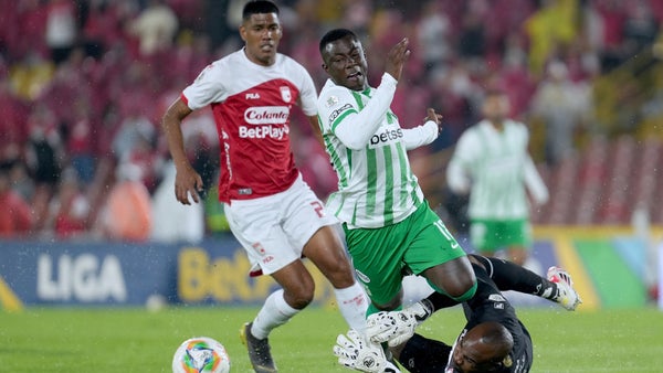 Santa Fe y Nacional empataron en un partidazo en El Campín