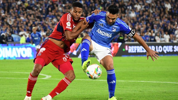 ¿Era penal? Mira la jugada que se sancionó en contra de Millonarios