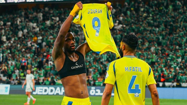 Jhon Durán fue premiado con dos distinciones en la Liga de Arabia