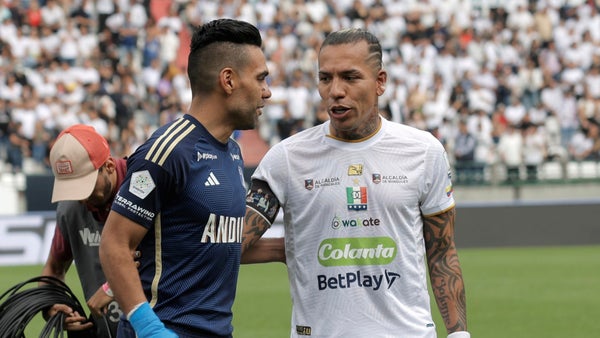 Falcao García felicitó a Dayro Moreno por alcanzar su récord