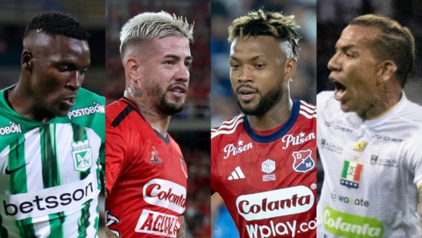 Conoce a los primeros candidatos al goleador de la Liga BetPlay