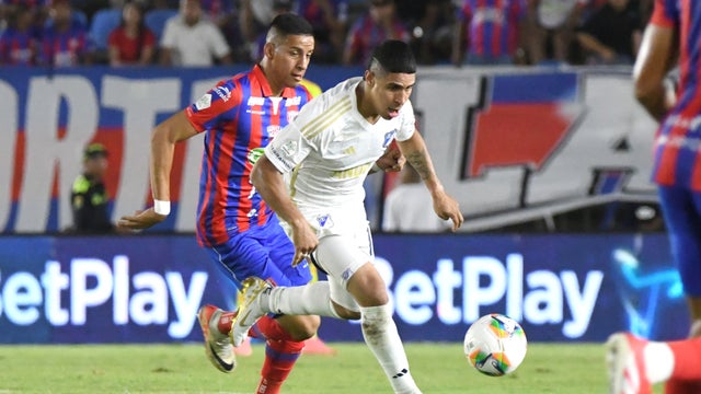 Daniel Cataño y Ruyery Blanco en Unión vs Millonarios - VizzorImage