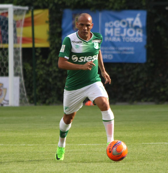 Mayer Candelo vistiendo la camiseta de Deportivo Cali /VizzorImage/ León Monsalve