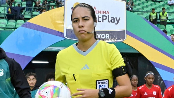 Juez central fue sustituida en el Cali vs. América por lesión