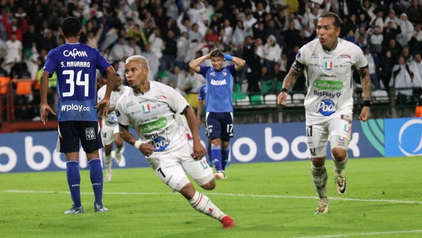 Once Caldas derrotó a Millonarios y lo eliminó de Copa Sudamericana