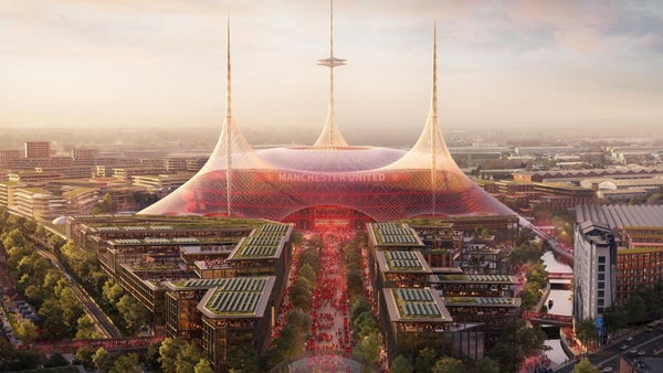 Manchester United reveló una novedosa remodelación de Old Trafford