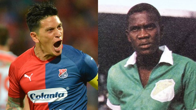 Germán Cano vs. Jorge Ramírez Gallego - VizzorImage/Deportivo Cali