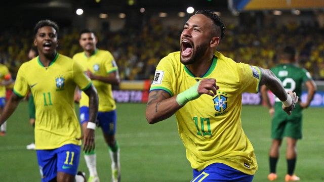 Neymar, baja en Brasil - AFP