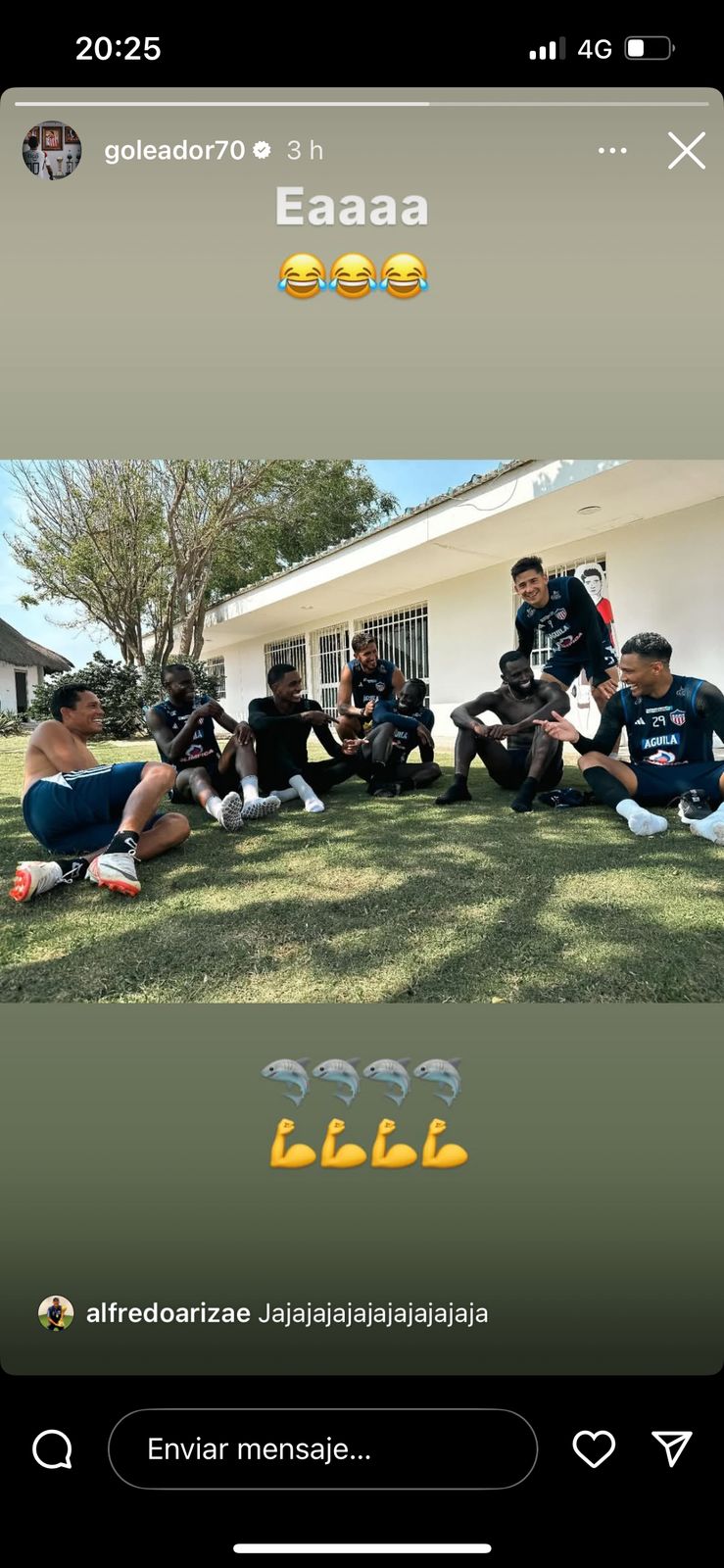 Imagen de Carlos Bacca en su Instagram