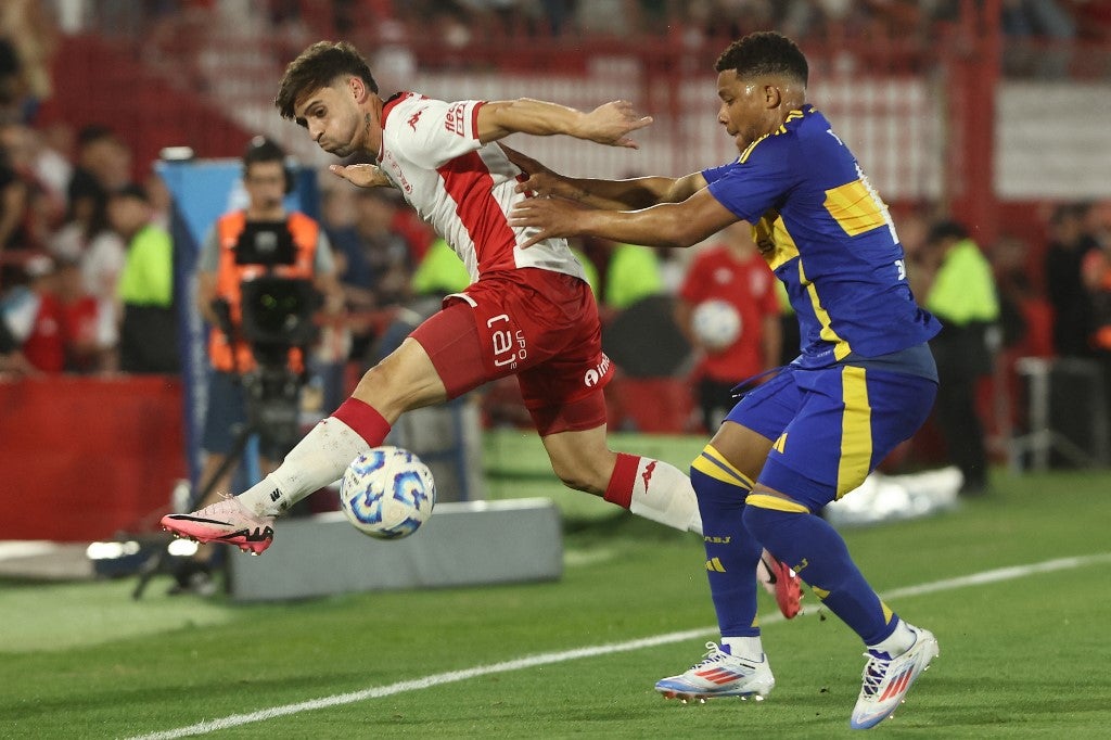 Walter Mazzanti, de Huracán - AFP