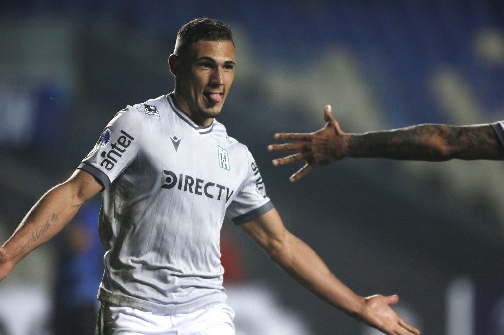 Guillermo Cotugno, de Racing de Montevideo - AFP